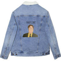 Dwight Identity Theft The Office Quotes Unisex Sherpa-lined Denim Jacket | Artistshot