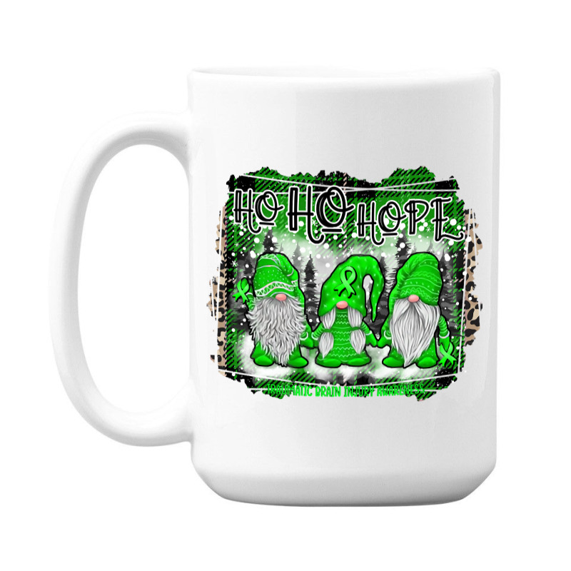 Traumatic Brain Injury Awareness Awareness - Gnome Santa Hope Christma 15 Oz Coffee Mug | Artistshot