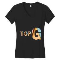 Top G Women's V-neck T-shirt | Artistshot