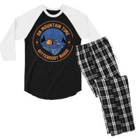 On Mountain Time Bitterroot Range Hiking Idaho Hiker Outdoor T Shirt Men's 3/4 Sleeve Pajama Set | Artistshot