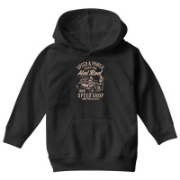 Speed & Power Gasoline Hot Rod Speed Shop Youth Hoodie | Artistshot