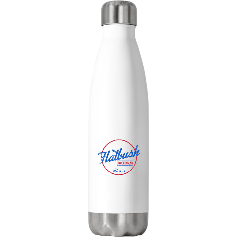 Flatbush Brooklyn Stainless Steel Water Bottle | Artistshot