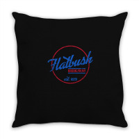 Flatbush Brooklyn Throw Pillow | Artistshot