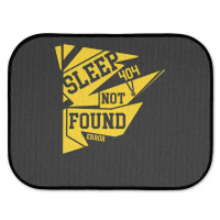 Sleep Not Found Rear Car Mat | Artistshot