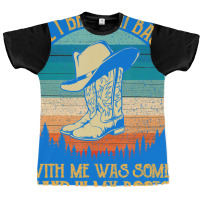 Cowboy Boots Hat Sand In My Boots Southern Western Graphic T-shirt | Artistshot