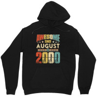 Awesome Since August 2000 Shirt Unisex Hoodie | Artistshot