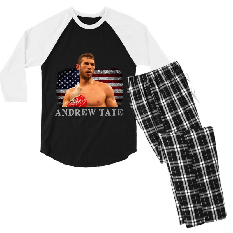 Andrew Tate A Andrew Tate Men's 3/4 Sleeve Pajama Set by ALLENSTEPHENS | Artistshot