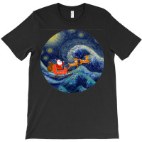 Starry Santa Night T-shirt | Artistshot