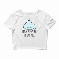 Shark Salutation Crop Top | Artistshot