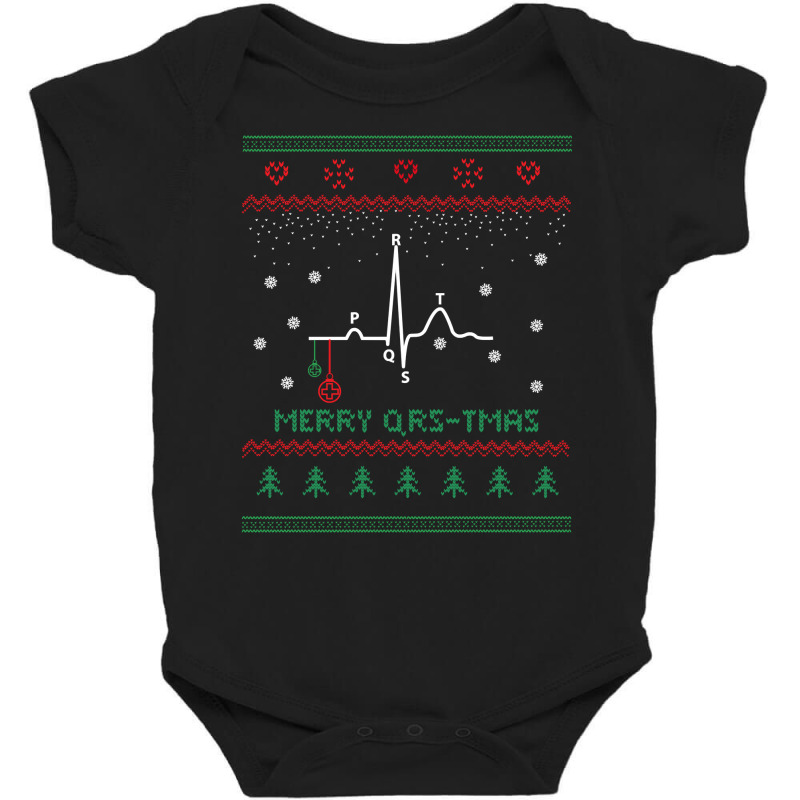 Ugly Christmas Sweater For Nurse Cardiology Medical Sweatshirt Baby Bodysuit by dorman | Artistshot