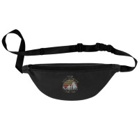 Not All Who Wander Are Lost Gradient Mountain Gold Fanny Pack | Artistshot