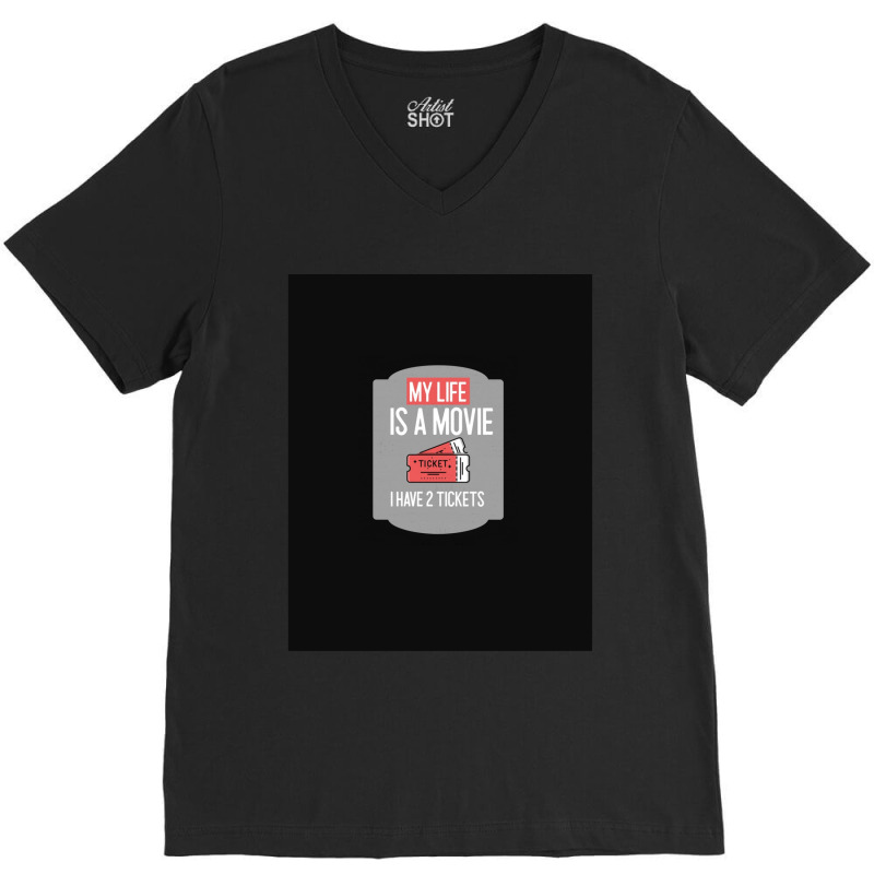 My Life As A Movie V-neck Tee | Artistshot