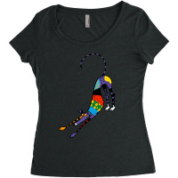 Kaleidoscope Bowdown Women's Triblend Scoop T-shirt | Artistshot