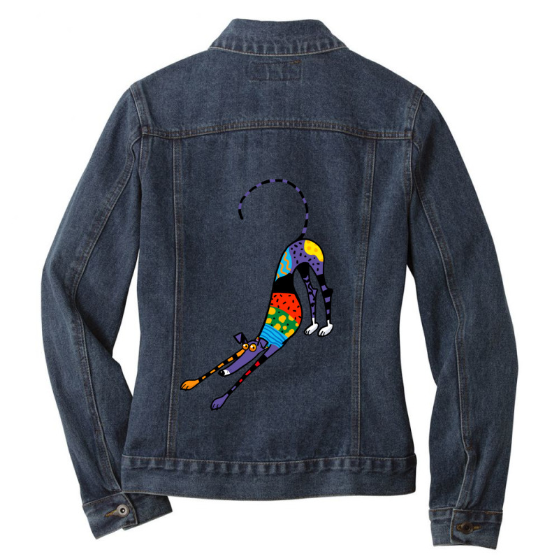 Kaleidoscope Bowdown Ladies Denim Jacket by JeremyMychalHoffman | Artistshot