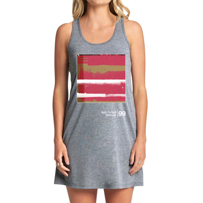 Built To Spill Sidewalk Original Minimal Graphic Artwork Design Tank Dress by LanaErica | Artistshot