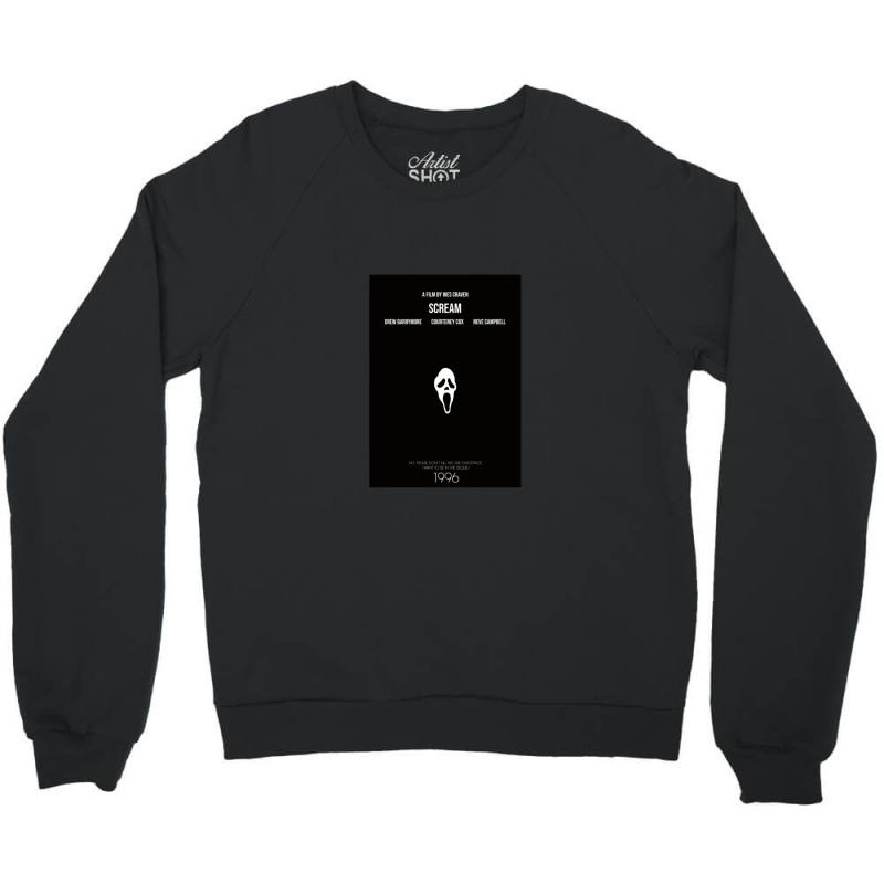 Scream Minimalist Movie Poster Crewneck Sweatshirt | Artistshot