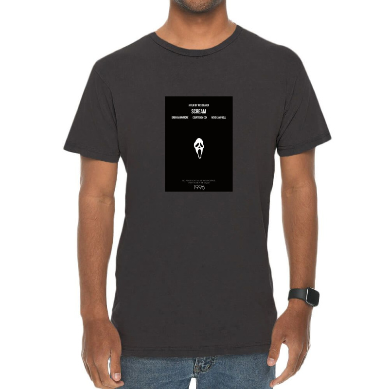 Scream Minimalist Movie Poster Vintage T-shirt | Artistshot