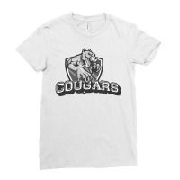 Cougars Fan Team Supporter Sports Animal Wildlife Lover Ladies Fitted T-shirt | Artistshot