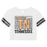 Tennessee State Flag Orange Plaid Tn Scorecard Crop Tee | Artistshot