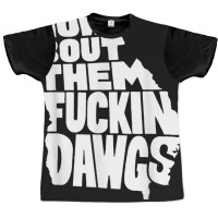 How Bout Them Fuckin Dawgs Georgia Map Graphic T-shirt | Artistshot