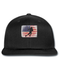 Lacrosse 4th Of July Gift American Flag Usa Ball Stick Premium Printed Hat | Artistshot