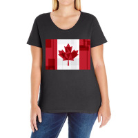 O Canada Flag Ladies Curvy T-shirt | Artistshot