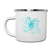 Octopus Cool Vintage Marine Biologist Ocean Sea Life 2 Camper Cup | Artistshot