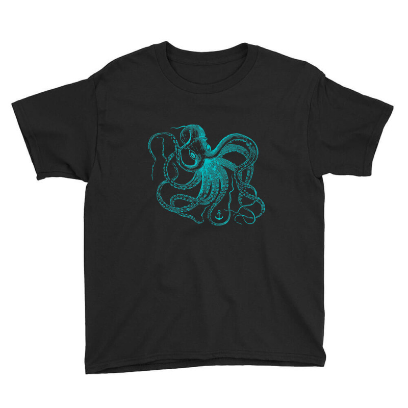 Octopus Cool Vintage Marine Biologist Ocean Sea Life 2 Youth Tee | Artistshot