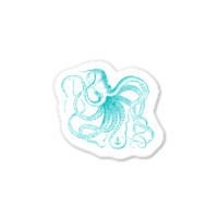 Octopus Cool Vintage Marine Biologist Ocean Sea Life 2 Sticker | Artistshot