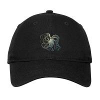 Octopus Cool Vintage Marine Biologist Ocean Sea Life 3 Adjustable Cap | Artistshot