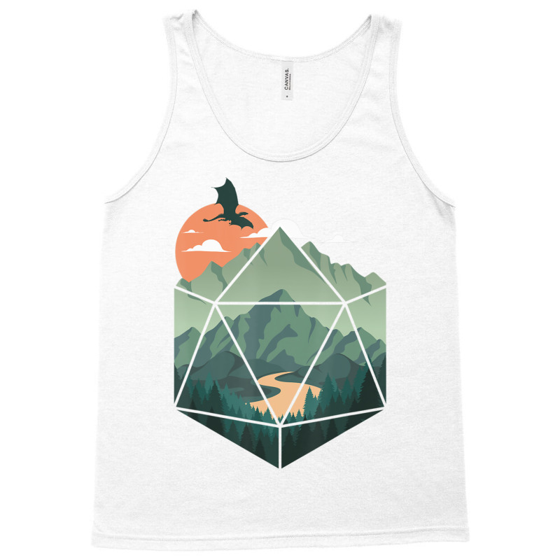 D20 Ar, Dungeons Lover Fantasy Gaming Tank Top by michaelshhot | Artistshot