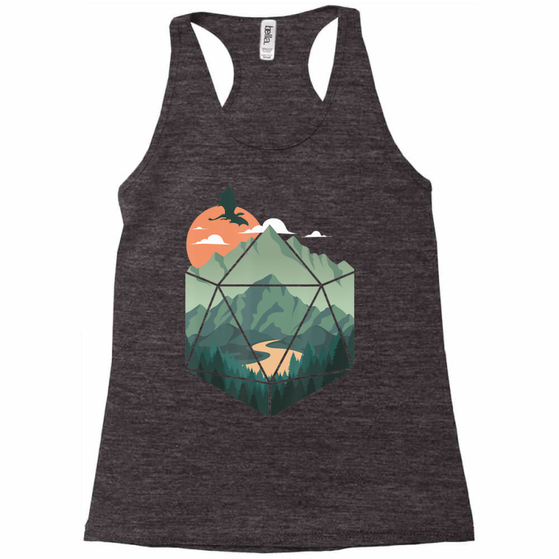 D20 Ar, Dungeons Lover Fantasy Gaming Racerback Tank by michaelshhot | Artistshot