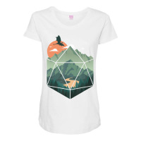 D20 Ar, Dungeons Lover Fantasy Gaming Maternity Scoop Neck T-shirt | Artistshot