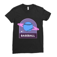 Baseball Planet Ladies Fitted T-shirt | Artistshot