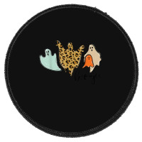 Boo-jee Leopard Funny Halloween Ghost Round Patch | Artistshot