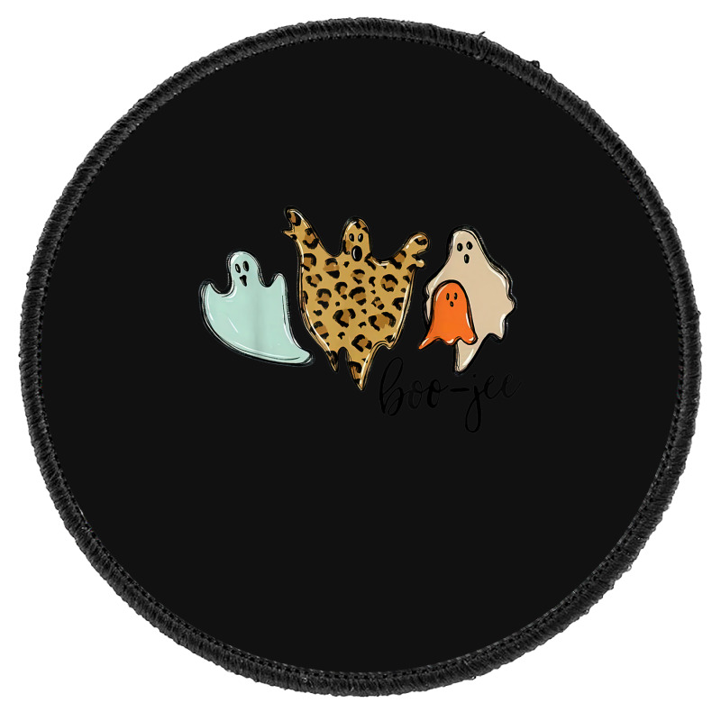 Boo-jee Leopard Funny Halloween Ghost Round Patch | Artistshot