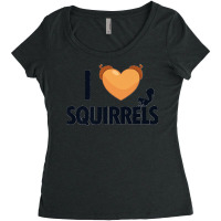 I Love Squirrels Eastern Gray Japanese Fox Squirrel Premium Women's Triblend Scoop T-shirt | Artistshot