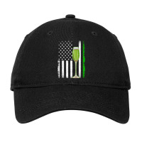 Vintage American Flag Wine St. Patricks Day Adjustable Cap | Artistshot