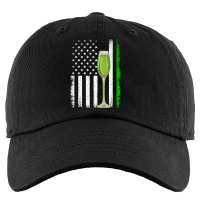 Vintage American Flag Wine St. Patricks Day Kids Cap | Artistshot