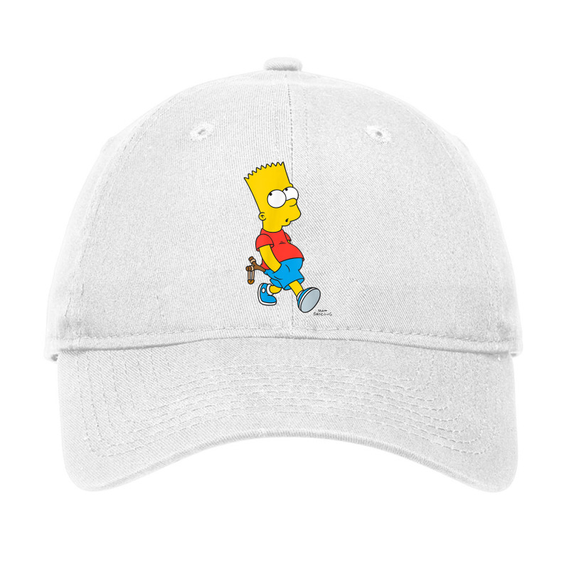 The Simpsons Bart Simpson With Slingshot T Shirt Adjustable Cap | Artistshot