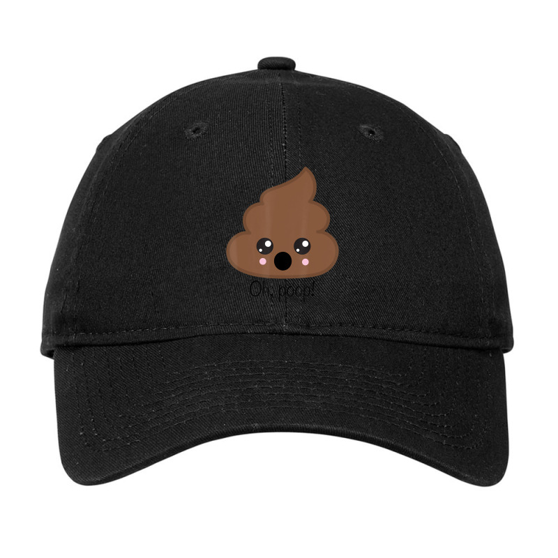 Oh Poop Cutie Little Poo Funny Adjustable Cap | Artistshot