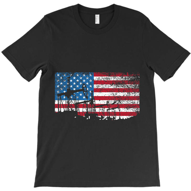 Oil Rig Worker Roughnecks Oilfield Man Gift American T-shirt | Artistshot