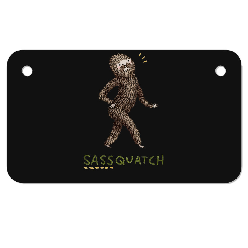 Sassquatch Motorcycle License Plate | Artistshot