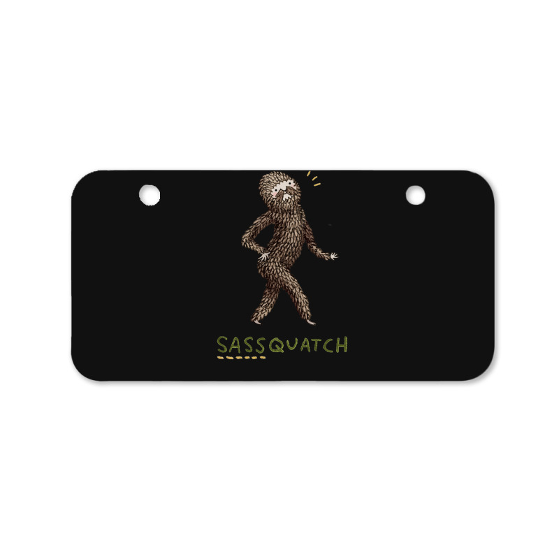 Sassquatch Bicycle License Plate | Artistshot