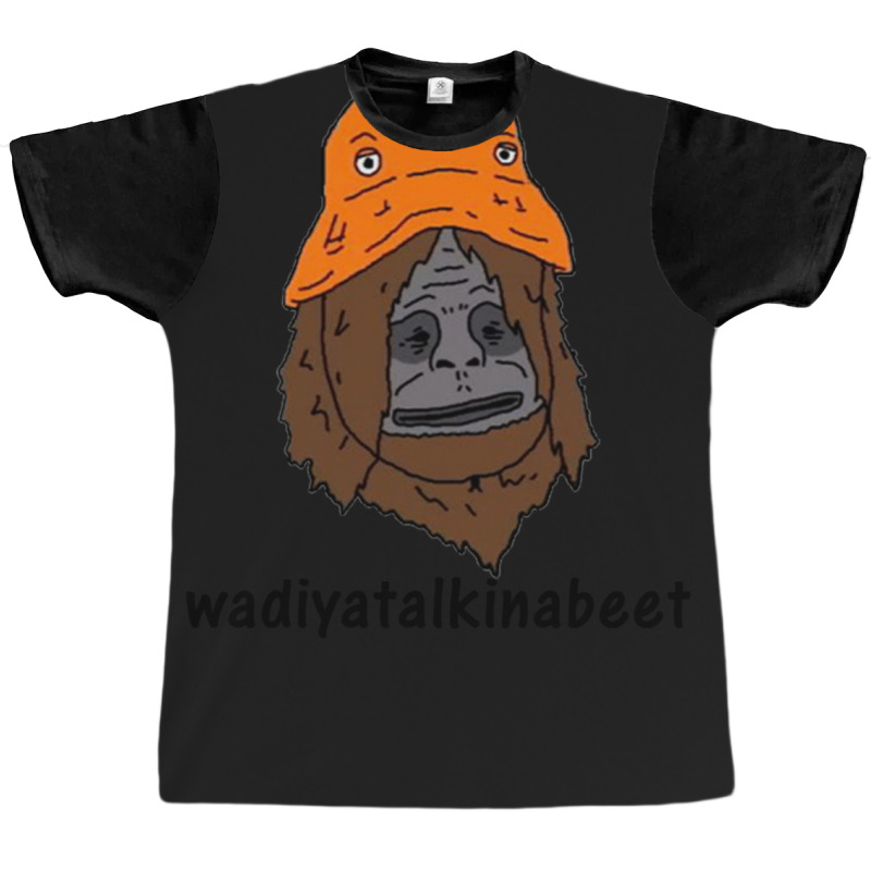 Sassy Wadiyatalkinabeet Orange Hat Graphic T-shirt | Artistshot