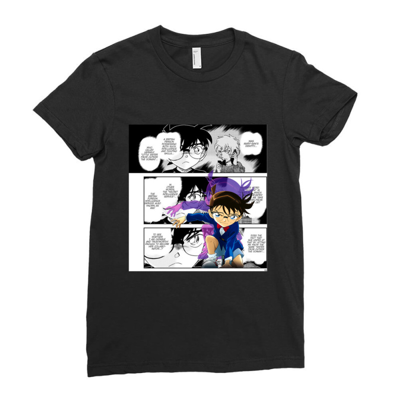 Detective Conan Manga 3 Ladies Fitted T-Shirt by EricArthurMalgren | Artistshot