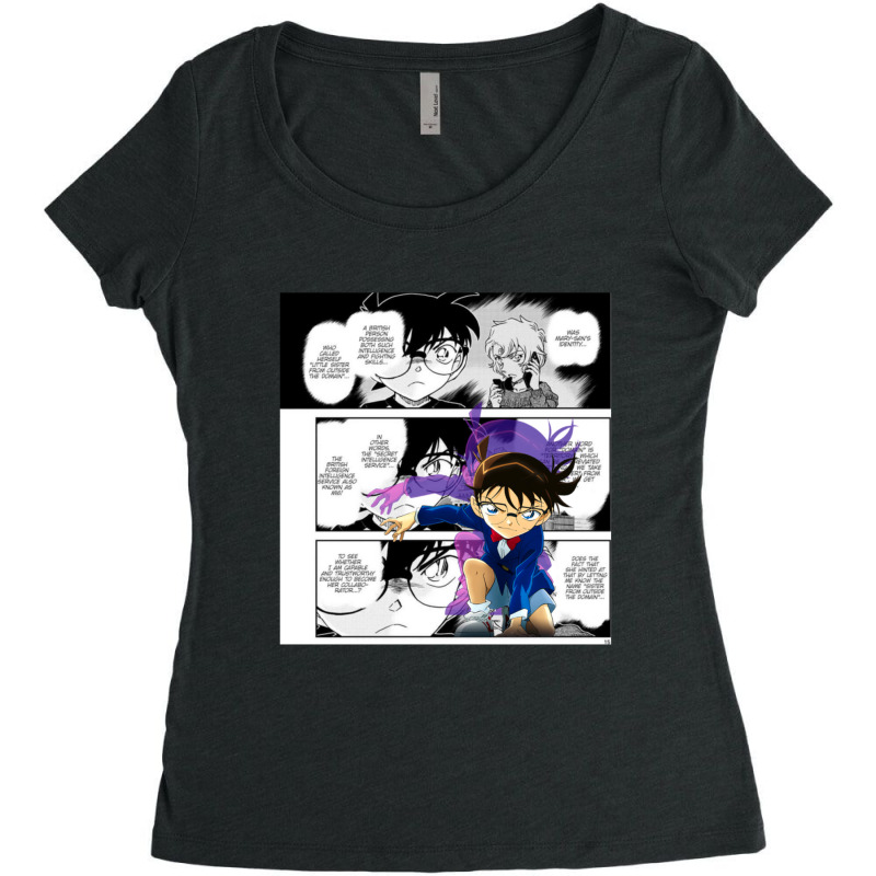 Detective Conan Manga 3 Women's Triblend Scoop T-shirt by EricArthurMalgren | Artistshot