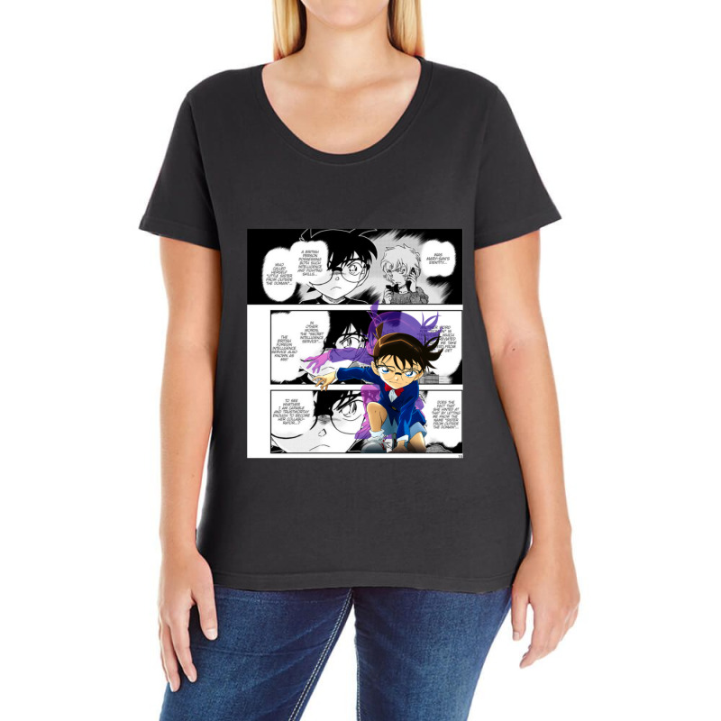 Detective Conan Manga 3 Ladies Curvy T-Shirt by EricArthurMalgren | Artistshot