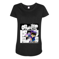 Detective Conan Manga 3 Maternity Scoop Neck T-shirt | Artistshot