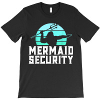 Mermaid Security Mens Boys Swimmer Dad Merdad Trident T-shirt | Artistshot